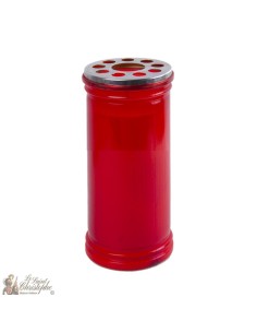 Vela votiva roja - 15.5 cm