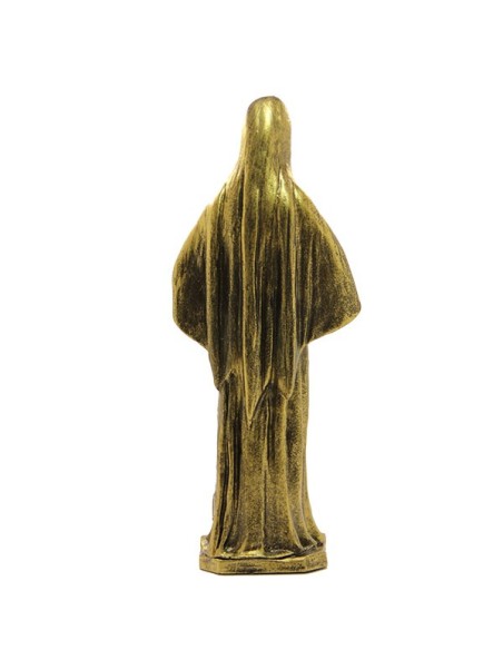 Saint Michel marbre poudre couleur Bronze  - 22 cm