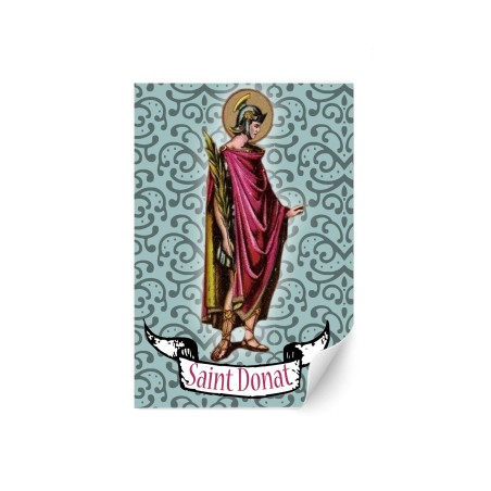 Autocollants Rectangulaires - "Ange Gardien" - 8 pièces - Français