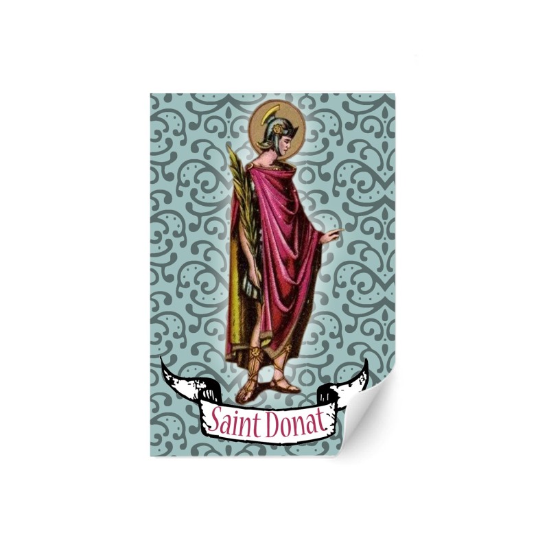 Autocollants Rectangulaires - "Saint Michel Archange" - 8 pièces - Français