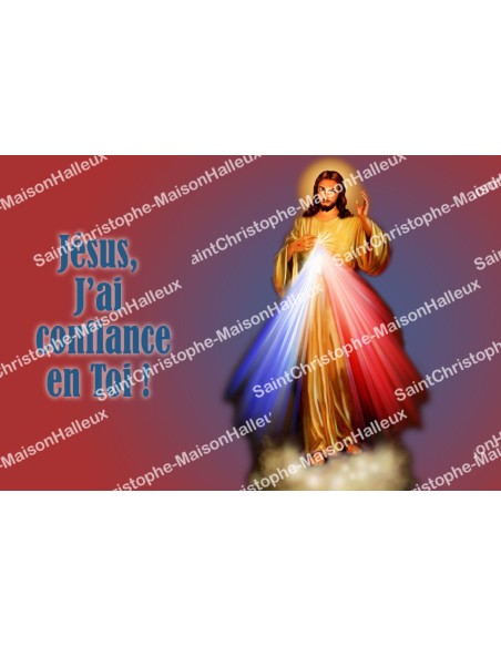 Autocollant Saint Michel - rectangulaire  