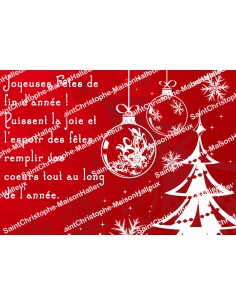 Pegatina Sagrado Corazón de Jesús - rectangular  