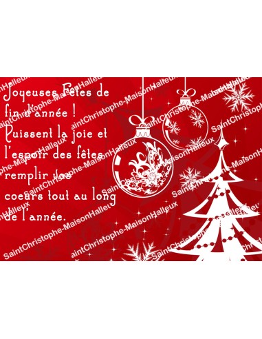 Autocollant Sacré Cœur de Jésus - rectangulaire  