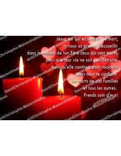 Autocollant souvenir Défunts - rectangulaire  