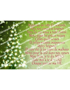 Christmas sticker - rectangular  