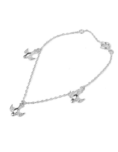 Bracciale con Colombi - argento 925 