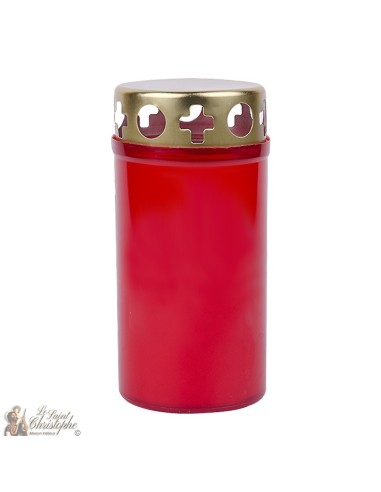 Red cemetery outdoor candles - 30 hours