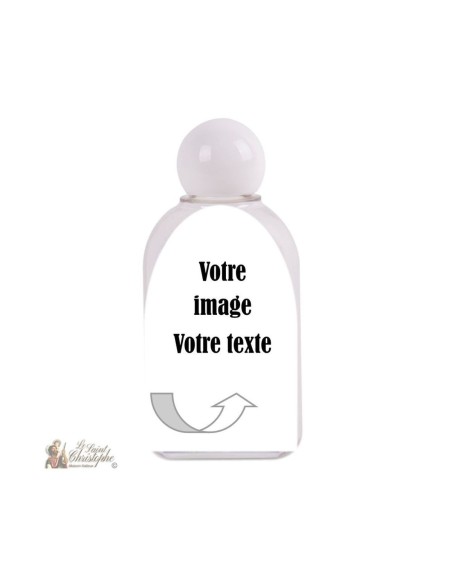 Customizable bottle 75 ml - plastic 