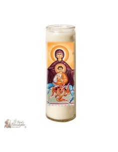 Candle 7 days in glass Queen of Heaven