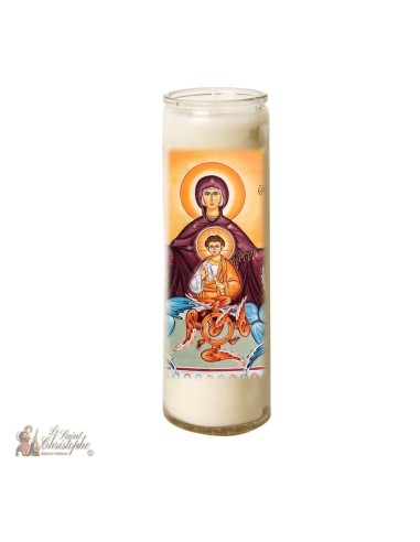 Candle 7 days in glass Queen of Heaven