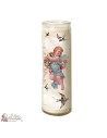 Vela 7 días en vidrio Vintage Angel 