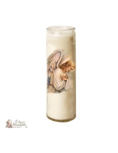 Candle 7 days in glass Angel