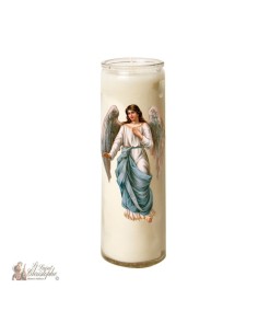 Candela 7 giorni in vetro Angelo