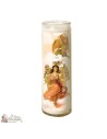 Candle 7 days in glass Angel