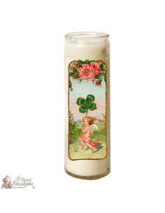 Candle 7 days in glass Angel