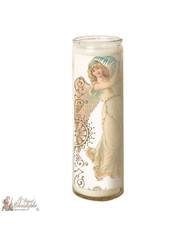 Candle 7 days in glass Angel