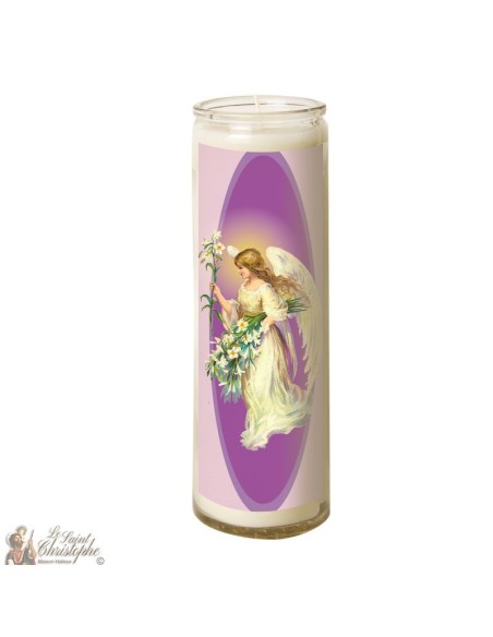 Candle 7 days in glass Angel