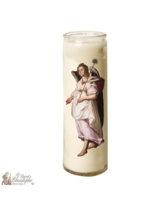 Candela 7 giorni in vetro Angelo