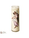Candle 7 days in glass Angel