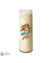 Kerze 7 Tage im Glas Vintage Angel  