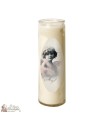 Kerze 7 Tage im Glas Vintage Angel  