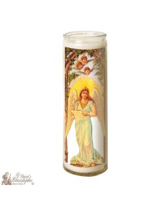 Candle 7 days in glass Angel