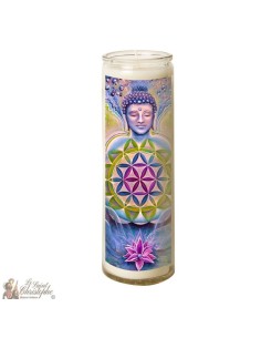 Zen Buddha glass candle 7 days