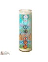 Candela 7 giorni in vetro Chakras 
