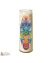 Candela 7 giorni in vetro Chakras 