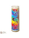 7 days dragon Chakras glass candle 