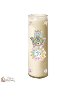 Candle 7 days hand-made glass Fatma 