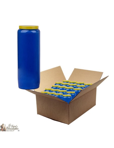 Bougies de Neuvaine - Bleues