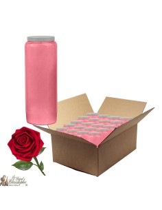 Candles Novena - Pink - perfumed Rose
