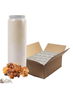 Novenas Candles - White - perfume Myrrh