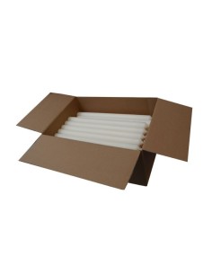 Candele bianche lunghe - set da 240 pezzi