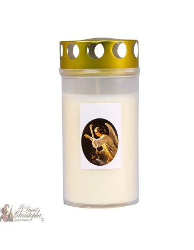 Outdoor cemetery candle - white color - 72 hours