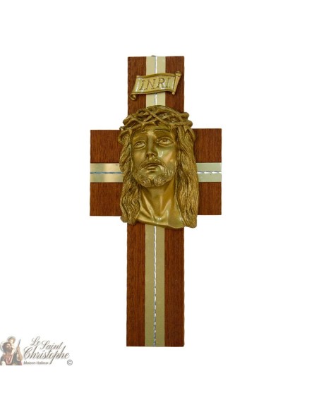 Cross in olive wood - 9 cm