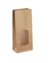 Bolsa de ventana kraft de 21,5 cm 