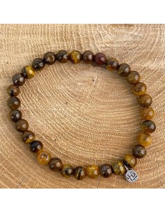 Pulsera de piedra natural Ojo de tigre 2