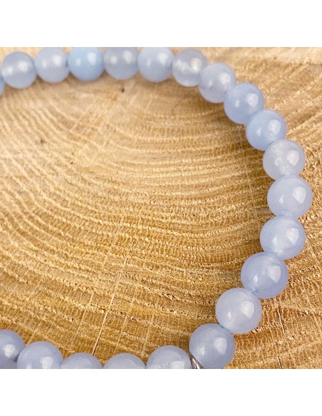 Blaue Jade Naturstein Armband