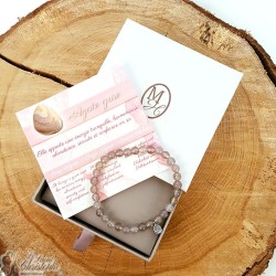 Natuurstenen armband Grijs Agaat