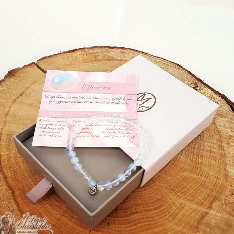 Opalinekralen armband