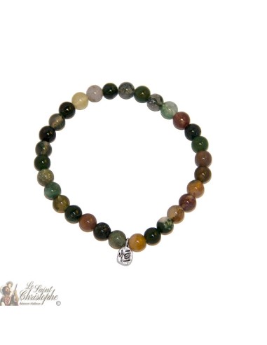 Natural stone bracelet Indian Agate