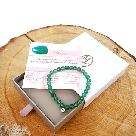 Pulsera de piedra natural de aventurina