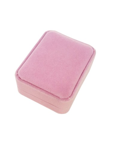 Collier bouteiller de parfum en quartz rose