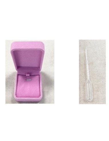 Rose quartz perfume bottle necklace