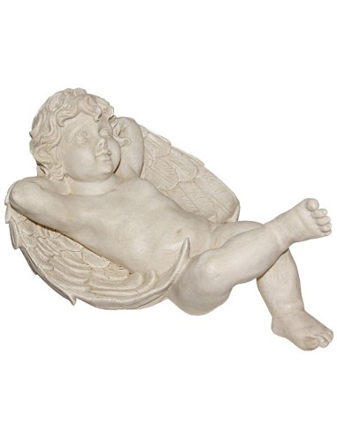 Angel lying on a book in resin 