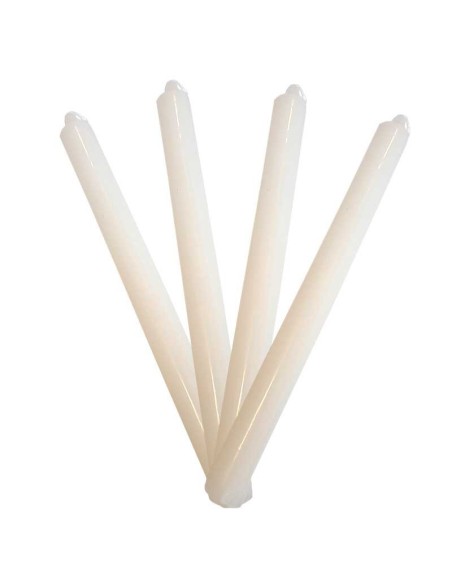 Candele colorate in bianco - MH