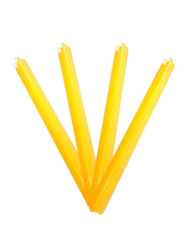 Velas coloreadas en la masa pollito amarillo - MH