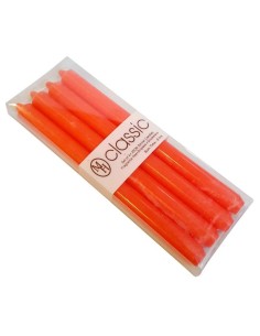 Candles colored in the mass bright orange - MH 2